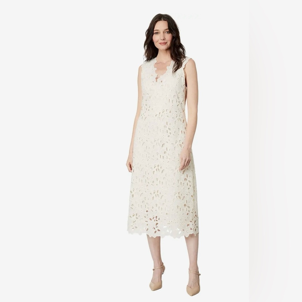 VINCE  Nouveau Lace V-Neck Dress Size 12